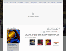 Tablet Screenshot of guillot.fr